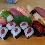 魚そう - これで上寿司、、、なのかなあ？(笑)
            海のない岐阜県でももっとマシなお寿司食べれるんだけど