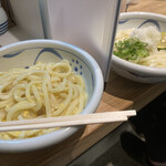 うどん嵐 - ＊ 釜玉風うどん　490円