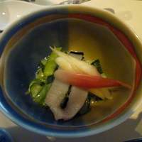 梅の花 本町店 - くじら本皮のぬた和え