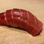 鮨 利﨑 恵比寿 - 中トロ