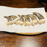 比良山荘 - ◎縁起物のツキノワグワの爪を持ち帰る。