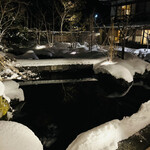 比良山荘 - ◎『比良山荘』の周りはすっかり暗闇に。静寂だなぁ〜。