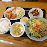 Mataichi - 野菜炒め定食（950円）2022年3月