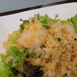 龍潭酒家 - 海老とレタスの炒飯（アップ）