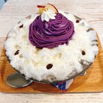 はいむる珈琲店 - 紫芋のモンブラン（1,490円）