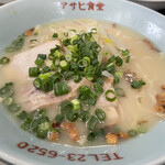 アサヒ食堂 - 半ラーメン