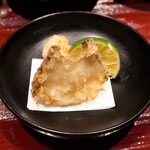 銀座 稲葉 - 伊勢海老と鮑の天ぷら