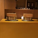 銀座 稲葉 - おくどさん