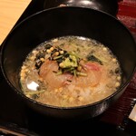 銀座 稲葉 - 鯛茶漬け