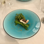 カーサ カルマ - 真鯛炭火焼き　能登ハーブサラダ　菜の花からすみ