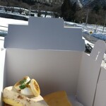 nico - うっすらと残った雪山を見ながらいただきました(*^^*)