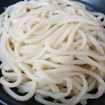 武蔵野うどん 藤原 - 旨辛肉汁うどん並・レベル２（３５０ｇ・激辛）「※通常は基本のレベル１でお作りします。辛さを変更する方は最初にお申し付けください」，追い飯 ，ニンニク（無料）