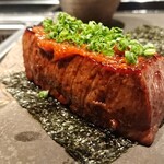 Hokkaidou Yakiniku Kitaushi - 知床産和牛シャトーブリアン手巻寿司