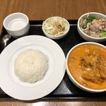 バンコクスパイス - マッサマンカレー＋ミニラーメン ¥1,200