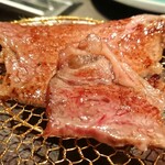 北海道焼肉 北うし - 知床産和牛シャトーブリアン炙り(耳付)