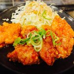 船場ビール工場直営 焼き鳥なかい - いっぱいのキャベツ。