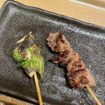 くわ焼 たこ坊 - ささみ塩焼、ハラミ