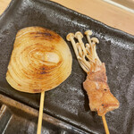くわ焼 たこ坊 - 玉ねぎ、えのき茸