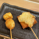 くわ焼 たこ坊 - うずら玉子、エビパン