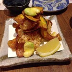 京酒房 藤かわ - 海老のあられ揚げ