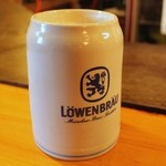 お好み焼 みなと屋 - 生ビールレーベンブロイマグカップ