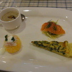 ビストロ パラディ - ランチＢ（１５７５円）の前菜４種