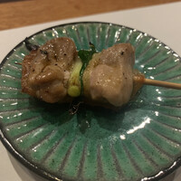 焼鳥YAMATO - 親鶏。行者にんにくミックス。