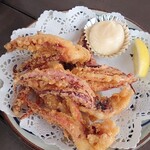 和食処　田舎家 - イカのげそ揚げ