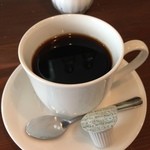 プクプク - ドリンクセット。プラス200円で有機焙煎コーヒーを。香りがいいです。