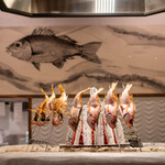 のどぐろの中俣 - のどぐろの原始焼き