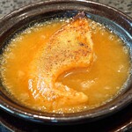 イチリン ハナレ - 焼きフカヒレ　丹波高坂地鶏のスープで