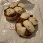 ル・マノアール・ダスティン - 二の皿　肝と内臓のハンバーガー仕立て