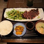 日本料理　日高 - ステーキ定食1,000円 202203