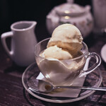 亜麻亜亭 - セット コーヒーアフォガード@税込580円：コーヒーとセットで680円→580円