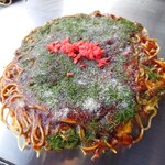 Kurashiki Okonomiyaki Rinnkuu - 大阪モダン焼き（1045円）2022年3月