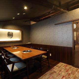 Completely private rooms available for parties and family meals.
