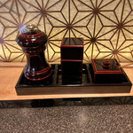 銀座 四代目 高橋屋 - ミルに入った山椒が香り高く良かった