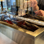 銀座 四代目 高橋屋 - 焼き開始