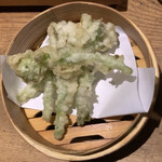 Zen - 菜の花の天ぷら（¥418）（税込）