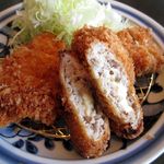 Tonkatsu Hamakatsu - かつに隠れた伏兵のクリームコロッケがいい感じ