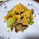 Ichikiya - 豚肉のキャベツ、玉子炒め