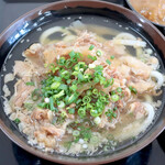 手打うどん えびす - 程好くコシを感じる 美味しいうどんでした。