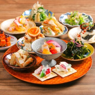 [Seasonal Obanzai] Assortment of 5 types of obanzai cold dishes