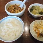 Tenfuen - 四川麻婆豆腐のセット