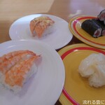 kappasushi - えびマヨ炙り・サーモン・鉄火巻・つぶ貝