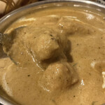 インド・ネパール料理　ナンカレーハウス - チキンコルマカレーのアップ