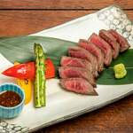 Japanese black beef Steak with sweet onion sauce