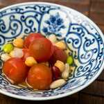 small colorful tomatoes