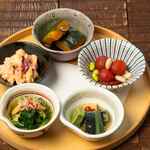 Assortment of 5 types of obanzai