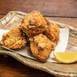 fried chicken with lemon